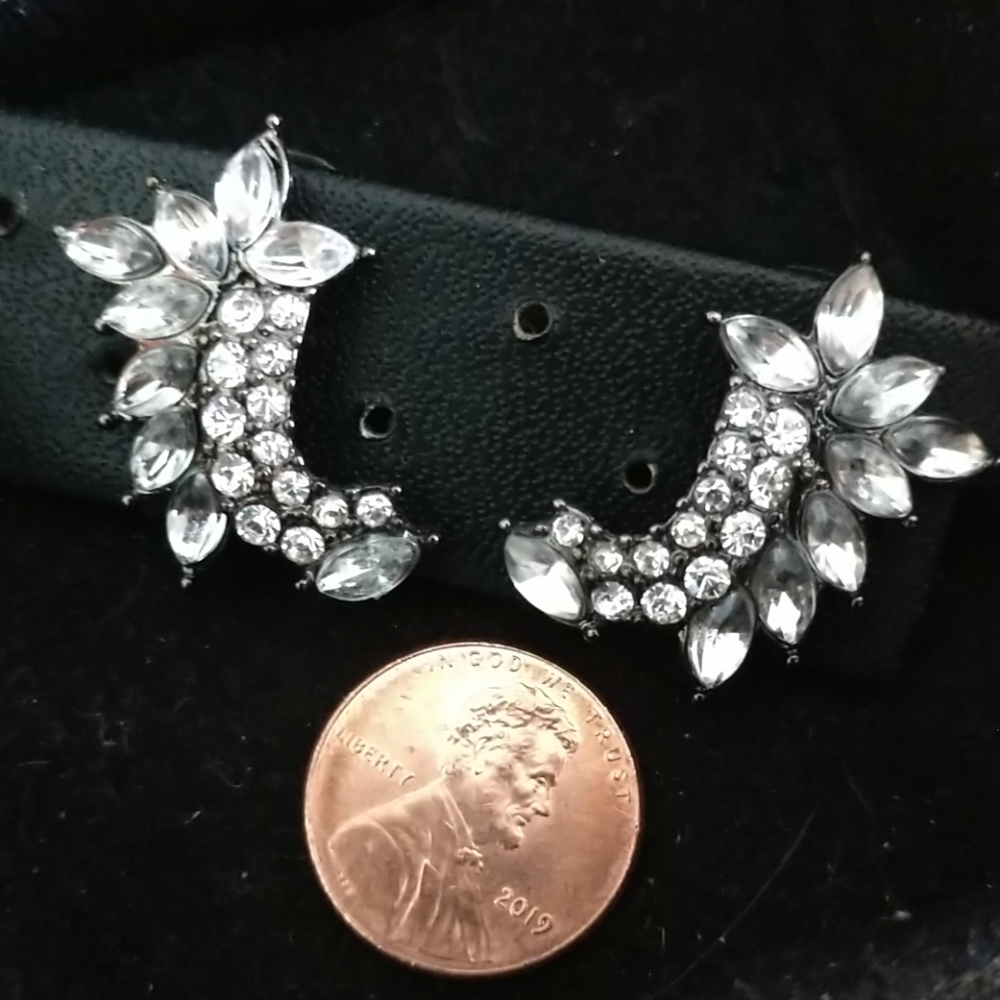 #6 VINTAGE Rhinestone Pierced Earrings